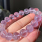 Natural Grade Light Purple，Gradient Lavender Purple Amethyst Round Bead Bracelet，meditation  jewelry