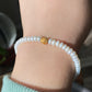 Natural Tiny Button Freshwater Pearls Cultured Pearl Bracelet,Genuine Natural White High Luster,Bridesmaids gift,handmade bracelet