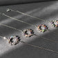 Natural Super Seven big Donut shape Circle Round Chain Bracelet