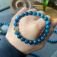AAAA Grade Genuine Natural Blue Apatite Gemstone Moroxite ,Blue APATITE Crystal Bracelet 7mm/8mm
