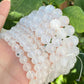 AAA grade natural blue needle quartz angle feather smoke blue needle bead bracelet