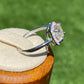 2ct. Champagne Moissanite Ring, Champagne Solitaire Ring, Square crown  Moissanite Engagement Ring, gift for her,anniversary gift