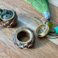 Hand Carving Natural wood Hollow see though Fragrance Balm Extensioner Hanger Diffuser