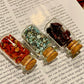 Natural Gemstone Large Chips Wishing Bottle,Crystal Wishing Bottle,Garnet,Red Jade,Turquoise