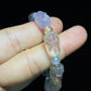 Natual cuty fluorite hand Sculpture  crystal shoes shape bead bracelet