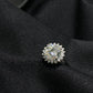 5 carat certificated D color excellent moissanite stone round brilliant cut sterling silver ring