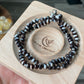Mother of pearls color block black and white multiple use Necklace,handmade necklace