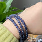 Natural Genuine Cordierite Iolite Round Bead Bracelet for Men Women Meditation Weight lose Gemstone