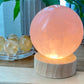 Hight grade 76MM Natural Rose quartz Sphere，Quartz Crystal Ball,Crystal Healing Divination ball,Led light stander