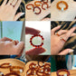 Natural Myanmar Blood amber with Hetian Jade bead elegant handmade ring,gift for her,gift for him