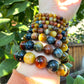 AAAA quality rainbow illuminate cat eye fire Tiger's eye beads 6mm 8mm 10mm 12mm 14mm+ 16mm