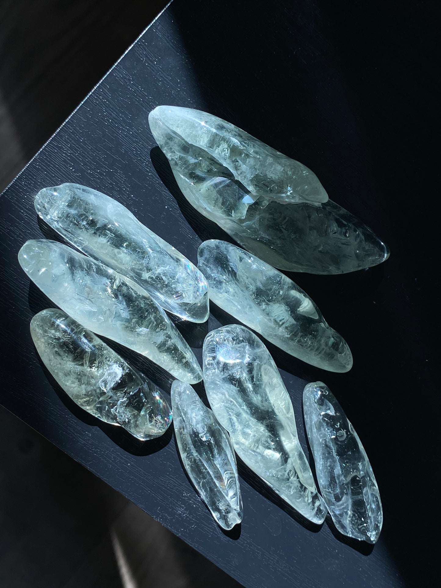 AAAA Clear grade Natural raw light green Beryl ,clear Berylite,good for pendant