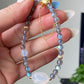 Natural High grade Rainbow Fire Labradorite with hand carved agate bunny ,rabbit Bead Bracelet,gift for her,Bridesmaid Gifts