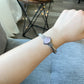 love of the bangle, rose quartz,Aquamarine vintage Sterling silver bangle bracelet