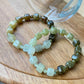 Noble green square shape Tsavorite  gradient bead bracelet8mm/9mm gift for her