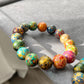 Museum of Art China lacquer Coated on black ebony and mother of pearl Bead Bracelet 12mm+，gift for her, gift for mom,gift for wife