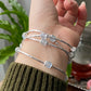 Natural Aquamarine gemstone 4 Layers design multiple gemstone you can pick Round bracelet Necklace