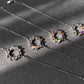 Natural Super Seven big Donut shape Circle Round Chain Bracelet