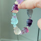 Natural Unicorn FLuorite Hand Carved Bunny  Rabbit,hello kitty,lion head Beaded Bracelet, gift for her,Valentine's  Gift，Friendship Bracelet