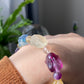 Natural Unicorn FLuorite Hand Carved Bunny  Rabbit,hello kitty,lion head Beaded Bracelet, gift for her,Valentine's  Gift，Friendship Bracelet