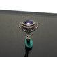 AAA grade Amethyst sterling silver vintage ring