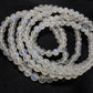 Sri Lanka AAAA grade blue illuminate nature rainbow moonstone bead 6mm+ 7mm+