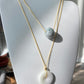Natural A Donut Hetian Jade,serpentine JadeAdjustable Necklace,Peace Buckle,handmade necklace