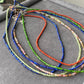 Natural Faceted Gemstone,Green Diopside,Tourmaline,Peridot,lapis lazuli,South Red Agate,Triple Wrap Bracelet,Long necklace