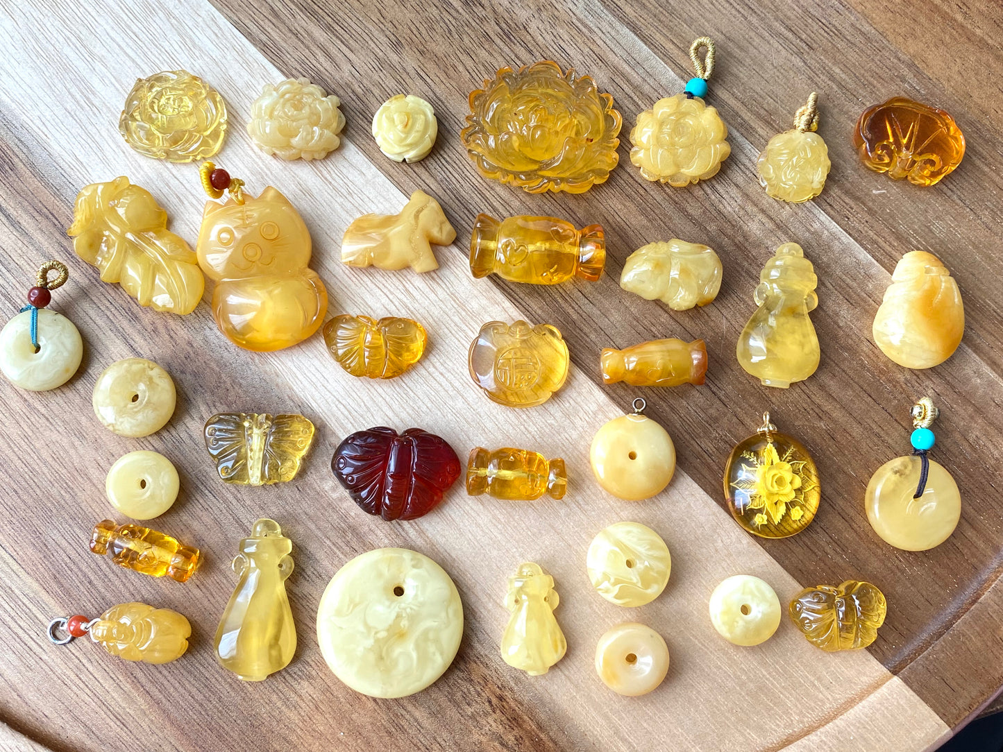 Natural Blood Amber, Baltic Amber,White Yellow Amber,Honey Amber Necklace Pendant