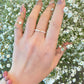 Freshwater pearls 14K gold ring,sterling silver ring,custom made Ring,Bridesmaid Gifts,wedding gift,mother‘s day gift,christmas gift