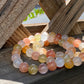 TOPEST grade natural candy Red rutilated quartz energy gemstone bead bracelet gift or her 8mm 9mm 10mm+