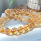 Hight Grade ALL MOST CLEAR Natural Citrine Round gemstone bead Bracelet Necklace 7mm 10mm