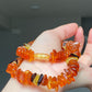 Made Friend Price Natural Genuine Baltic Amber Big Nuggets chips Mixed Color  Irregular Bead Necklace