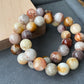 Natuarl Red Brown caramel Rutilated Quartz,Rabbit hair Crystal Round Beaded Bracelet 7mm/9mm/10mm/11mm/12mm