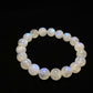 India TOP AAAAA grade Mermaid illuminate fire nature rainbow moonstone bead bracelet Labradorite
