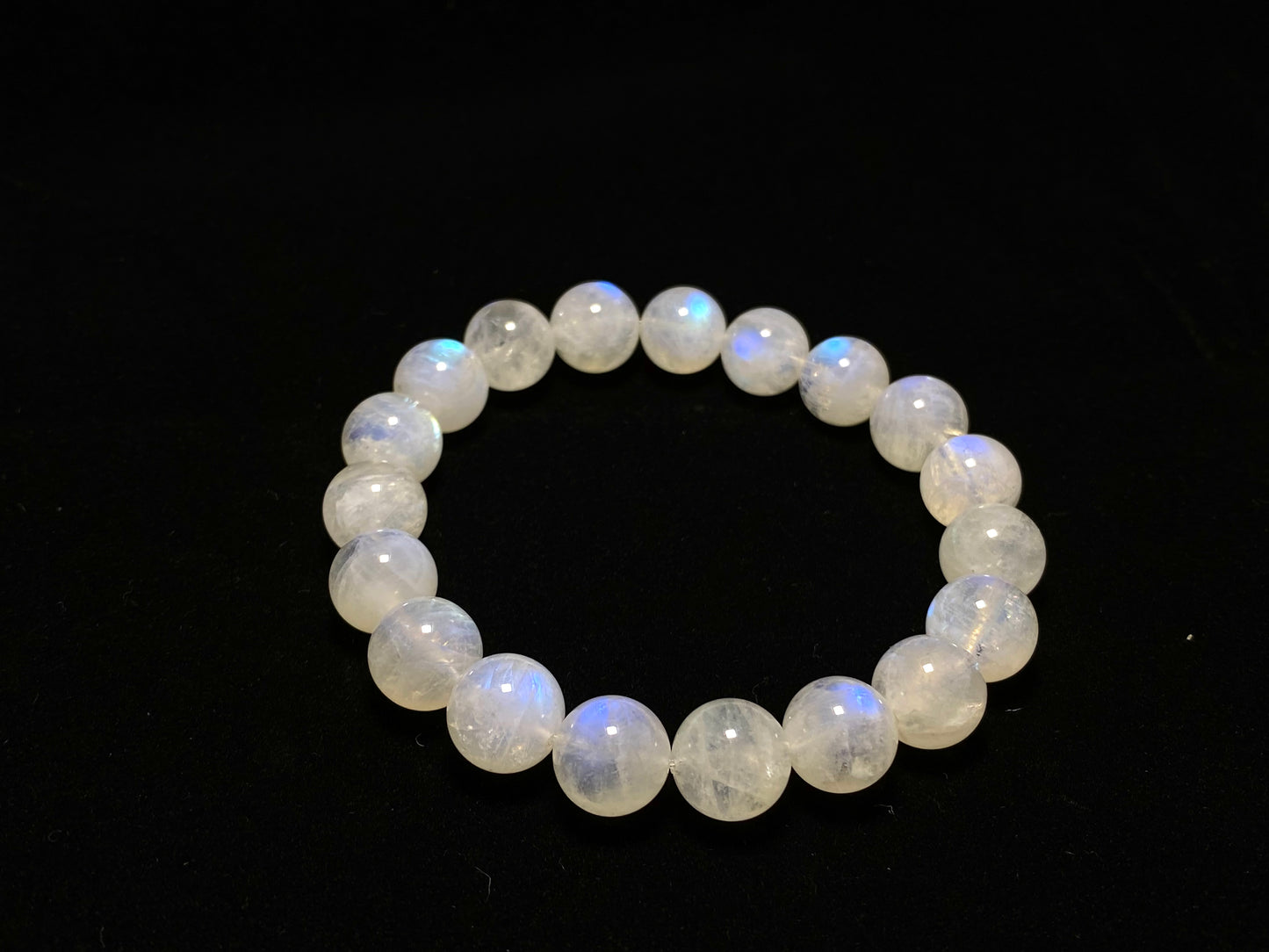 India TOP AAAAA grade Mermaid illuminate fire nature rainbow moonstone bead bracelet Labradorite