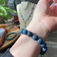 High Grade Raw Red Green Epidote gemstone green treasure ruby zoisite smooth round bead bracelet 9mm 10mm 11mm 12mm 13mm