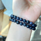 bling Galaxy Blue Graval Crystal gemstone for success，win, glory bead  bracelet