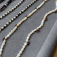 Natural Freshwater Baroque Pearls garnet cherry Multiple Handmade Necklace, double wrap handmade bracelet, gift for her