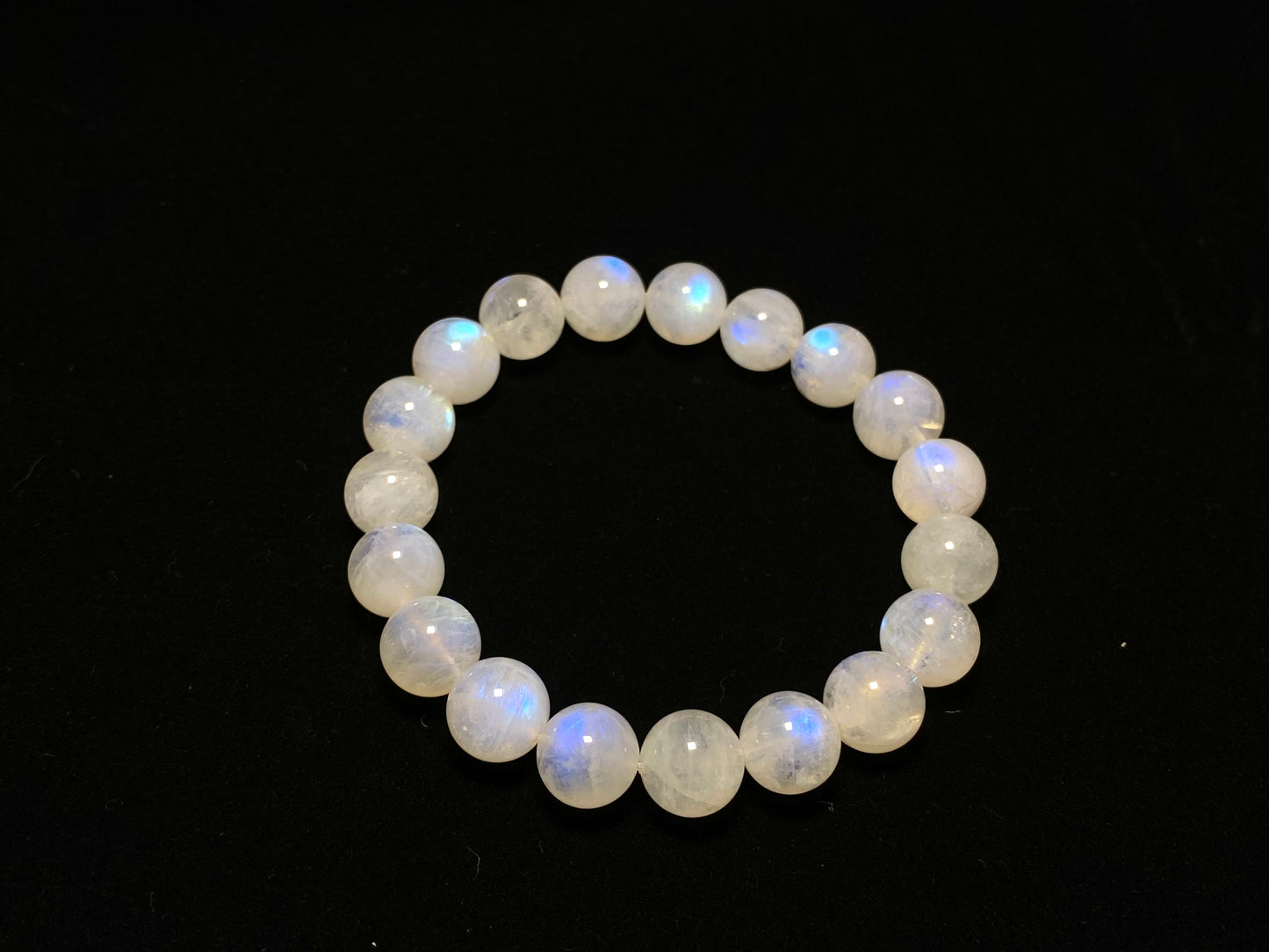 India TOP AAAAA grade Mermaid illuminate fire nature rainbow moonstone bead bracelet Labradorite