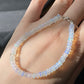 High Quality Natural Rainbow Fire White Opal Donut Sterling silver beaded Bracelet, Gift for her,statement gift