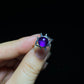 Gibeon Meterite ring, Sterling silver blue gray Anniversary Tungsten ring, gift for her,gift for him