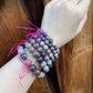 Rare Genuine Pink Sugilite Beads bracelet, beaded bracelet,jewelry gifts,women bracelet