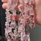 AAAA Nautral irregular Super Seven crystal long bead necklace / bracelet crystal stone 9mm 10mm