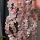 AAAA Nautral irregular Super Seven crystal long bead necklace / bracelet crystal stone 9mm 10mm