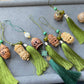 Hand Carving Natural wood Hollow see though Fragrance Balm Extensioner Hanger Diffuser