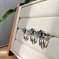 Vintage style Natural moonstone Blue Labradorite  Dreamcatcher Necklace and Ring set
