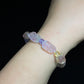 Natual cuty fluorite hand Sculpture  crystal shoes shape bead bracelet