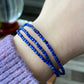 Natural Faceted Gemstone,Green Diopside,Tourmaline,Peridot,lapis lazuli,South Red Agate,Triple Wrap Bracelet,Long necklace
