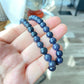 bling Galaxy Blue Graval Crystal gemstone for success，win, glory bead  bracelet